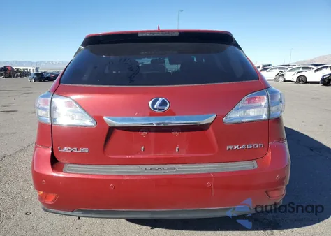 2010 Lexus Rx 450H from USA, damaged, VIN JTJZB1BA1A2002890